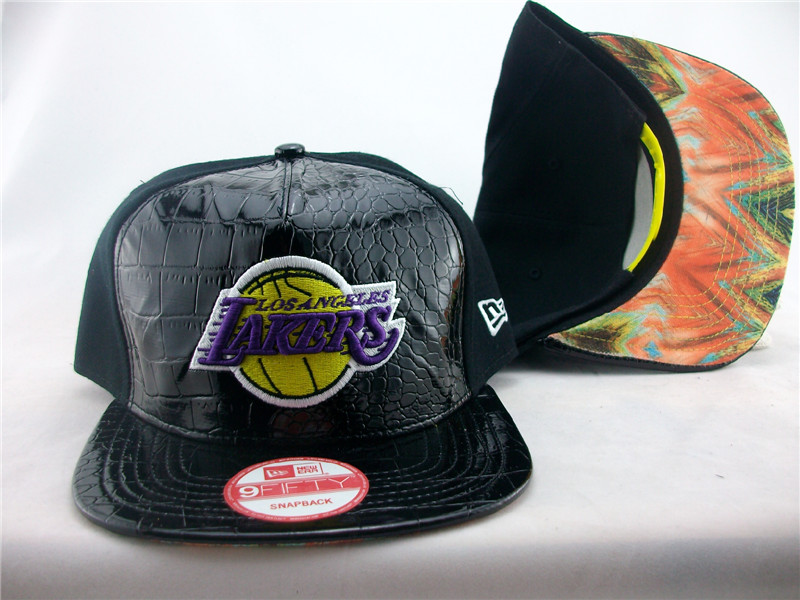 NBA Los Angeles Lakers NE Snapback Hat #129